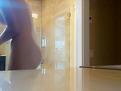 Hot teen 18+ taking shower
