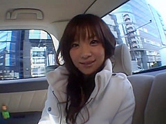 Hot milf Aimi in a car sex scene fucks and gets vibrator in pussy 