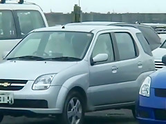 Hottest Japanese girl in Incredible Fingering, Car JAV scene