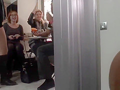 Huge ass brunette spanked in woods