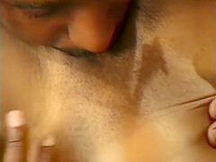 Hung Black Stud Fucks Chicks Throat With His Hard Cock While Standing