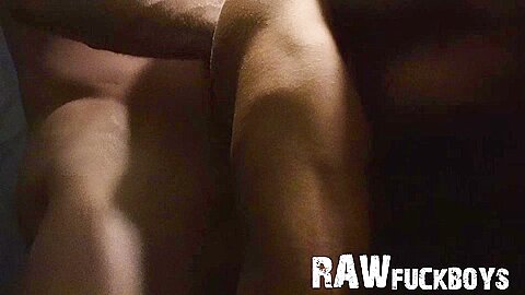 Hung innocent twink suddenly turns dom and barebacks DILF
