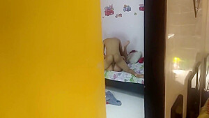 I Love Being Fucked By Young Guys And My Cuckold Watches From Outside The Room 7 Min