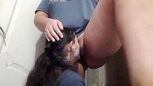 I Play With Her Hair And Control Her Head While She Gives Me Cunnilingus