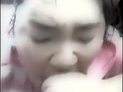 INSANE Blowjob in car from Cum Addicted Asian Cocksucker