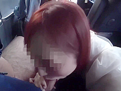 In-car Blow Beautiful Witchs Mouth Do