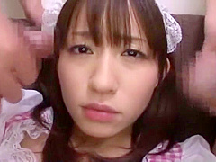 Incredible Japanese girl Mika Osawa in Amazing POV, Threesome JAV movie