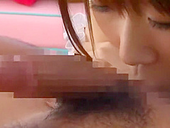 Incredible Japanese whore Hitomi Oki in Crazy Squirting, Babysitters JAV scene