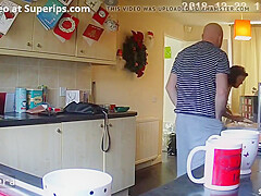 Ipcam Old American Couple Fucks In The Kitchen