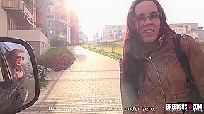 Ivana Glow likes it Slow in the BreedBus