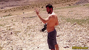 James Deen And L A S - Vegas Desert Orgy With