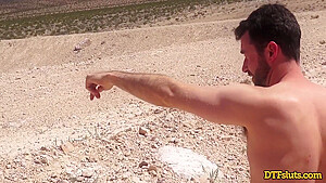 James Deen And L A S - Vegas Desert Orgy With