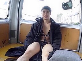 Japan Handsome Guy Fucked Outdoor