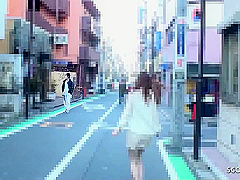 Japanese College Girl Pickup And Talk To Suck And Rimjob For Stranger In Car