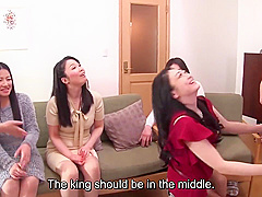Japanese Cougar Party Harem Handjob And Blowjob Dare