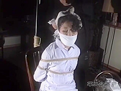 Japanese Nurse Bound And Gagged