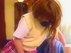 Japanese Pink Panty Handjob