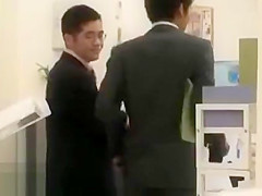 Japanese busty office lady fucked in public