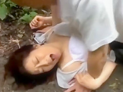 Japanese girl pleasures herself thinking about her stalker