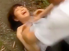Japanese girl pleasures herself thinking about her stalker