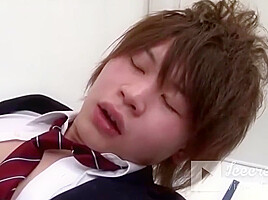 Japanese student 18+ Taisei Fucked And Cum By Private Tutor