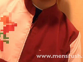 Japanese -time Job Boy Masturbates During Break
