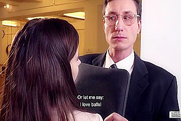 Jason Steel And Vanda Angel - Bms Buero German Secretary Tease Her Boss To Have Sex With Her 14 Min