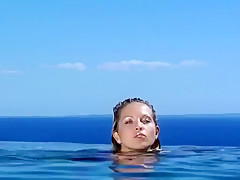 Jenni in the blue lagoon