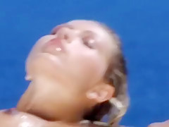 Jenni in the blue lagoon