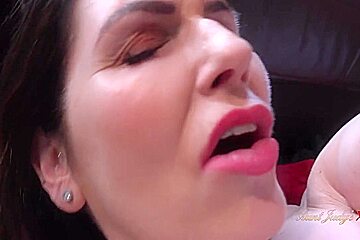 Josephine James In Big Tit Landlady Catches Her Tenant Watching Mature Porn