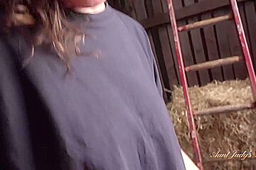 Judys In Free Premium Video Xxx - Fucking Your Milf Stepmom Aurora In The Barn