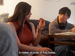 Juq-342 - [english Subtitle - Yuna Shiina And Yuuna Shiina