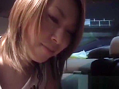 Jyuri Serizawa loves stroking cock in the car