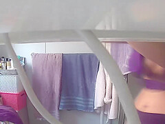 Kalpanti taking shower showing boobs and ass