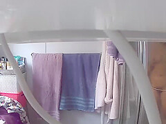Kalpanti taking shower showing boobs and ass