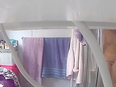 Kalpanti taking shower showing boobs and ass