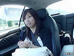 Karin Asahi In Japanese Brunette Sucks Dick In The Car Uncensored