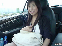 Karin Asahi In Japanese Brunette Sucks Dick In The Car Uncensored