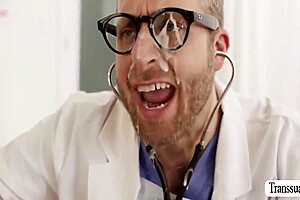Kasey Kei - Horny Shemale Gets Ass Fucked By Her Doctor 10 Min