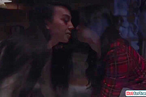 Kasey Kei, Lulu Chu And Louise Louellen - Trans Bangs Her Gf To Get Warm