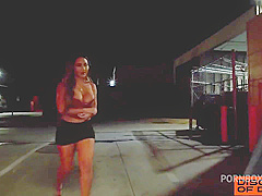 Kazumi Squirts In Gets Hardcore Fucked And Pissed On In The Streets Of Los Angeles