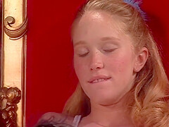 Kitty Marie - Moans As A Horny Stud Licks Her Erect Clit On A Santa Claus Chair