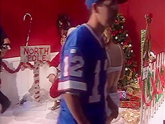 Kitty Marie - Moans As A Horny Stud Licks Her Erect Clit On A Santa Claus Chair