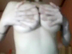 Korean girls showing boobs on a webcam
