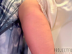 Lady Satin In Lady In Satin Dress Doing A Glory Hole Fuck - Projectsexdiary
