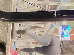 Latina gym candid ass