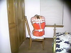 Left Alone At Home Gagged And Bound By Mistress Wife