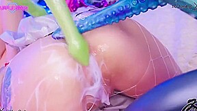 Lesbian Pampered Her Friend With Fisting And Hard Masturbation With Purple Bitch