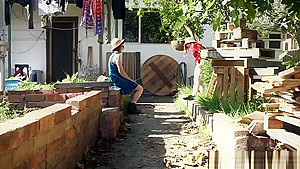 Lesbian aussie outdoors