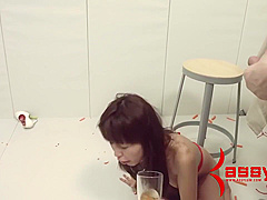 Little Asian Drinks Pee